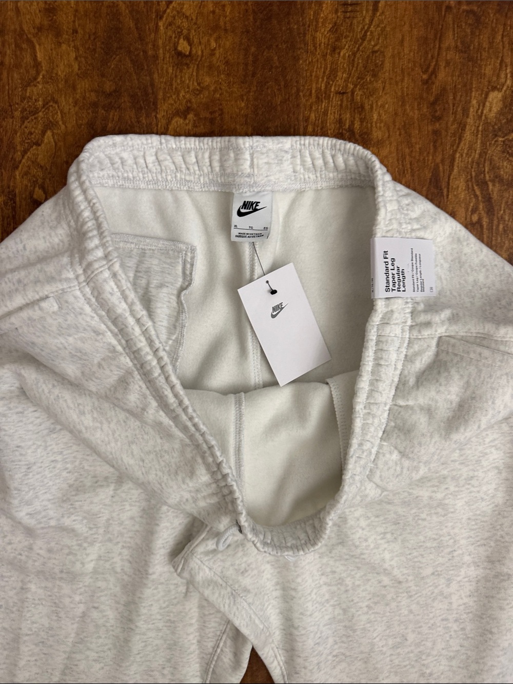 Nike Light Heather Gray Jogger Sweatpants - Picture 10 of 16